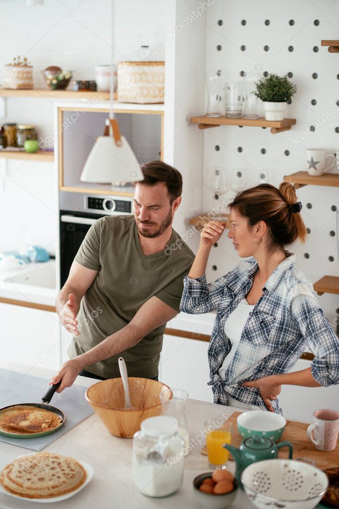 Wife in the kitchen